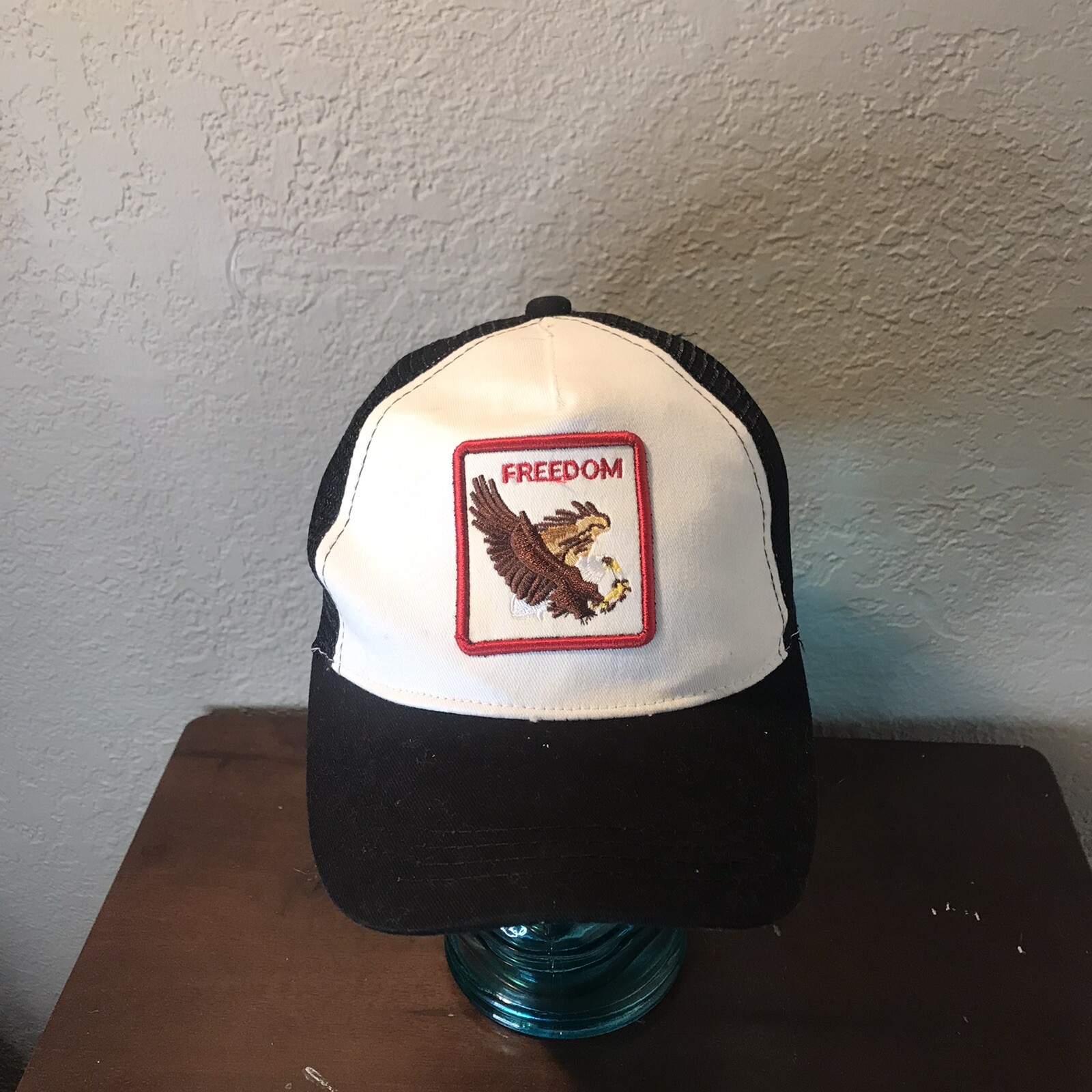 Freedom Patch Trucker Hat Eagle - image 2