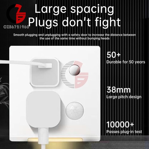 PIR Motion Sensor Floor Lamp LED Wireless Step Stair Auto Night Light Socket 3W - Picture 3 of 28