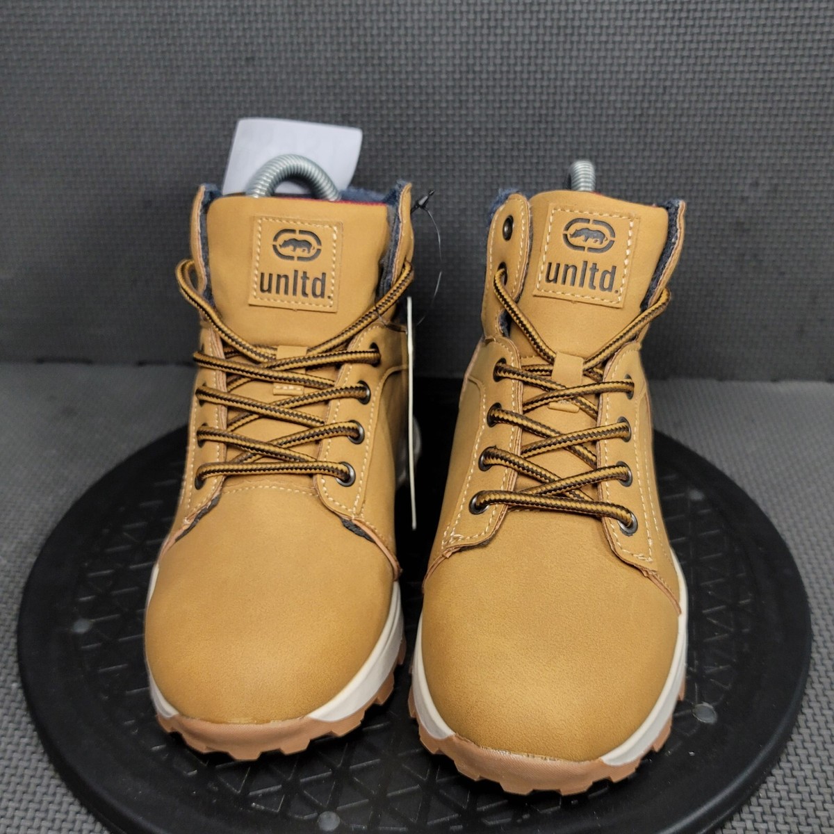 Ecko Unltd Joseph Boots Youth Sz 2 Brown Blue Booties Botas  display picture 1