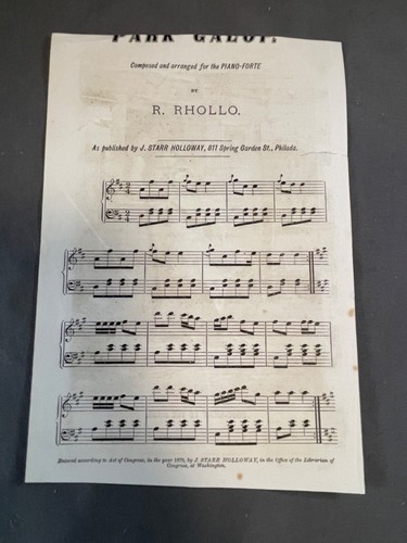 Lote de grabados cancioneros de 1870 J. Starr Holloway - 5798 - Imagen 15 de 20