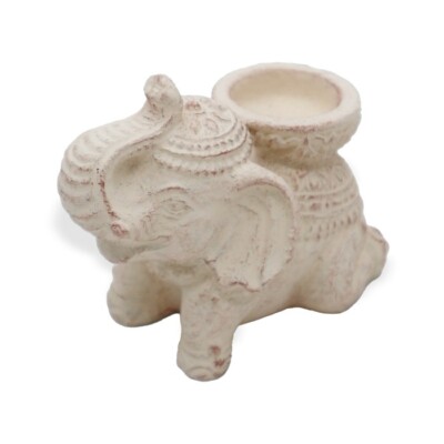 Elephant Räucherstäbchen- und Kerzenhalter  - 14x9x12 (cm)