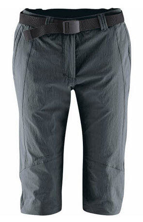 Спортивные штаны-капри Maier Kluane el Damen Wanderhose 34 Grau 18890₽