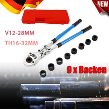 Handpresse Presszange V12-28mm + TH16-32mm Verbundrohr Kupferrohr Rohrpresszange