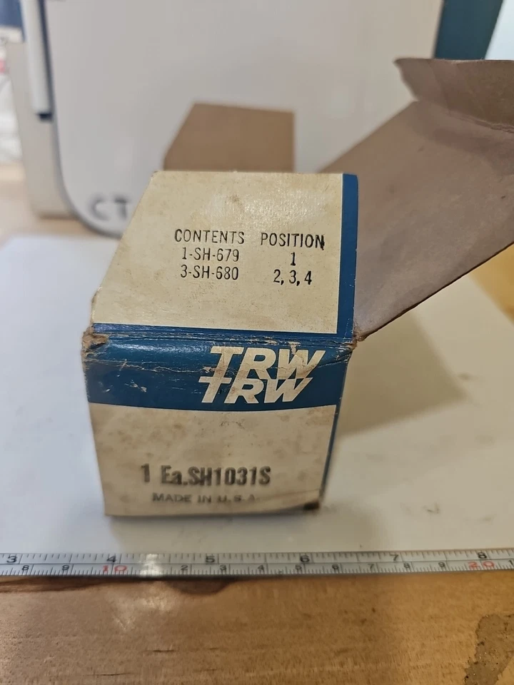 Rodamientos del árbol de levas del motor TRW SH1031S Buick 1975-1985 3,0 L 3,2 L 3,8 L 4,1 L-V6 Foto 2 de 3