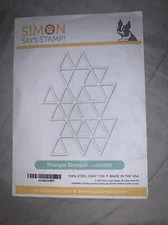 Simon Says Stamp  TRIANGLE ELEMENT DIE New