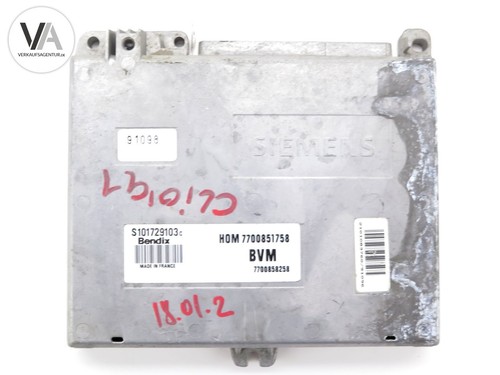 Renault Clio I 1 Motorsteuergerät ECU Bendix S101729103C / HOM7700851758