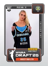 2025 Panini Instant WNBA Draft #10 Hailey Van Lith Chicago Sky RC - QTY