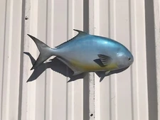 18" Pompano Half Mount Fish Replica - Quick Production