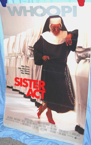 SISTER ACT Original D/S Movie Poster Whoopi Goldberg 1992 (NOT A REPRINT) 27x40"