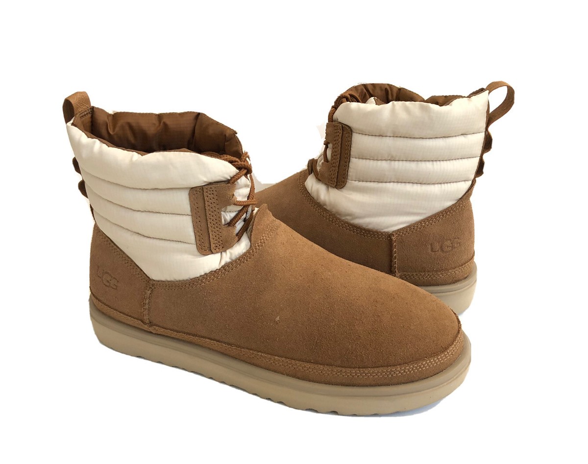 UGG MEN CLASSIC MINI LACE-UP WEATHER CHESTNUT WATERPROOF  display picture 2