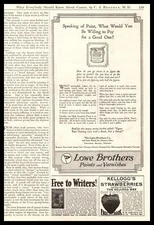 1922 The Lowe Brothers Company Dayton Ohio Paints And Varnishes Vintage Print Ad