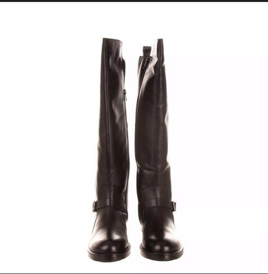 RRP 110 Eur Leonardo Principi Leather Knee High Boots Eu37  display picture 2
