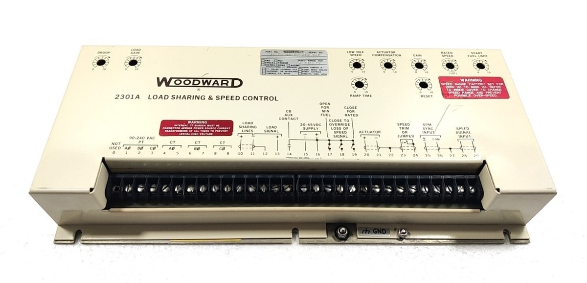 WOODWARD 2301A LOAD SHARING AND SPEED CONTROL 9906-061 REV.E