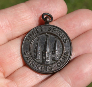 Three Spires Swimming Club Pendant Medal