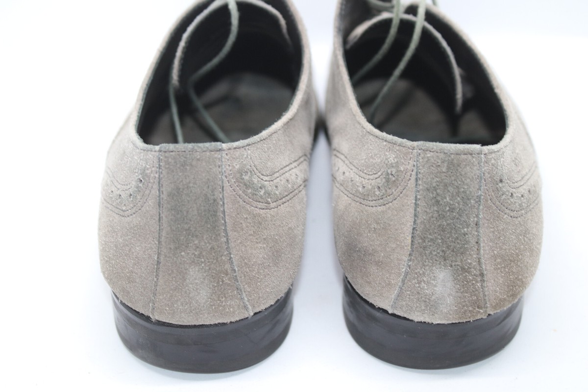 Hugo Boss Black Label Matano Medium‎ Gray Suede Wingtip Lace  display picture 2