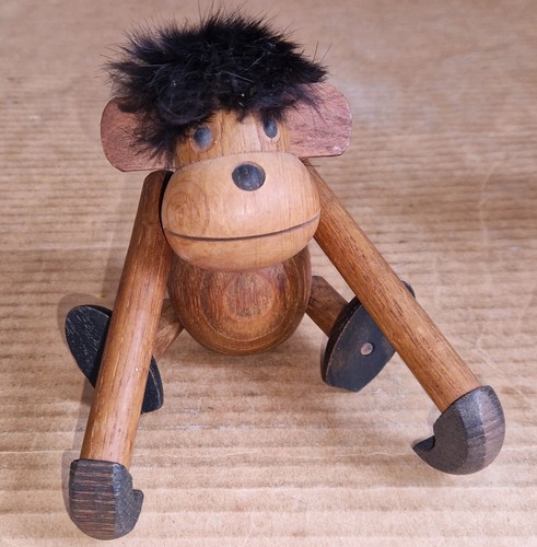 Vintage '50 Kay Bojesen Carl Bent Design Denmark Monkey Gorilla Teak Wood Figure - Picture 10 of 10