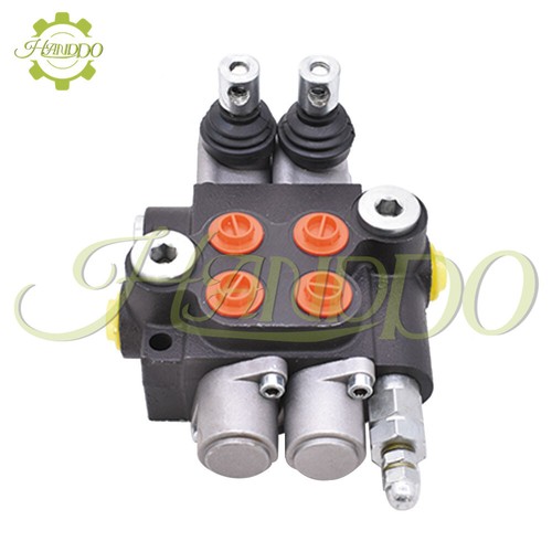 2 Spool Hydraulic Control Valve Double Acting 13 GPM SAE Ports 3600 PSI - Picture 4 of 11