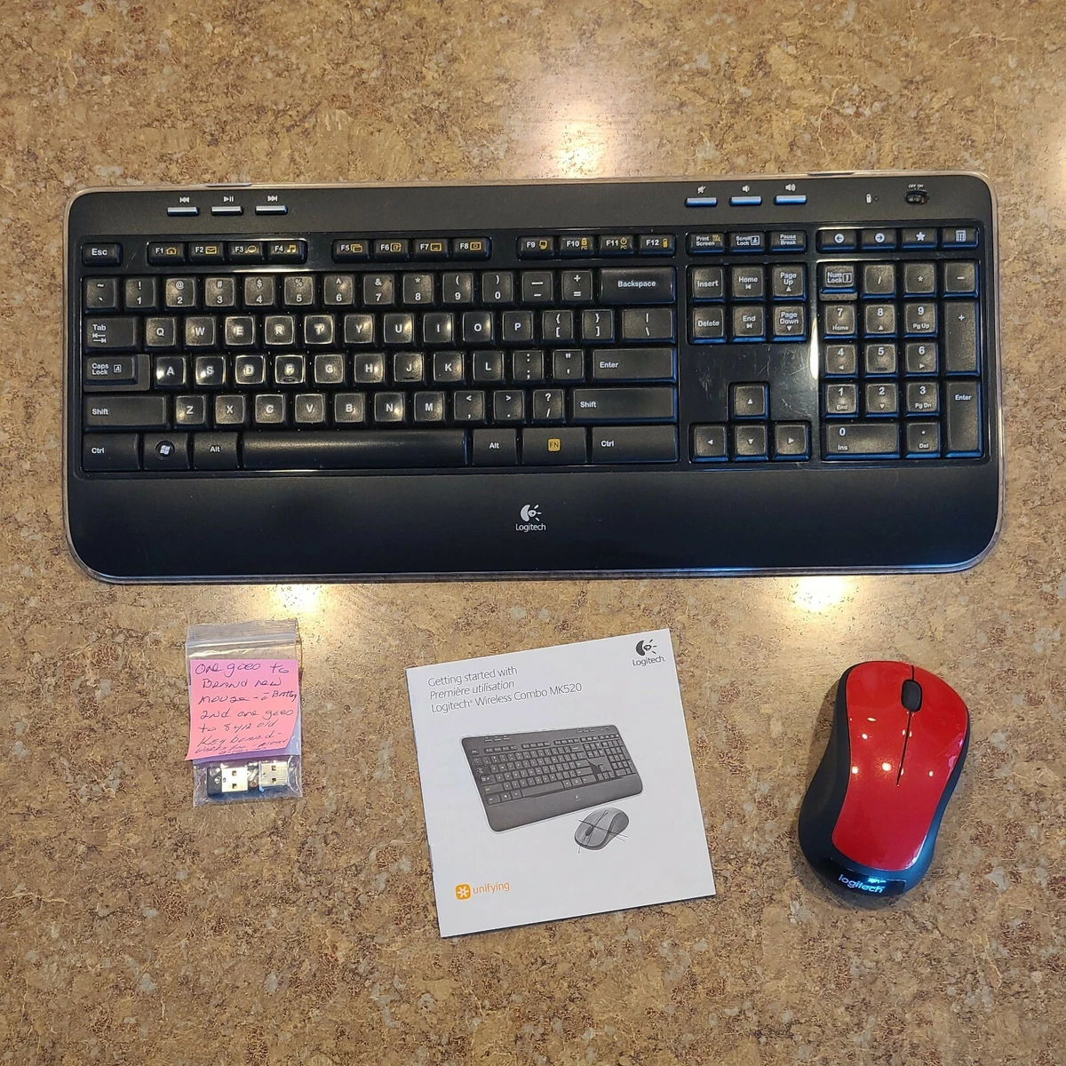 Logitech Wireless Keyboard And Mouse with manual | eBay