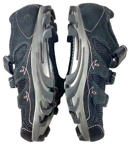 Women's Specialized Body Geometry Black Pink Strap Cycling Shoes Size 9 Cleats - Picture 8 of 11