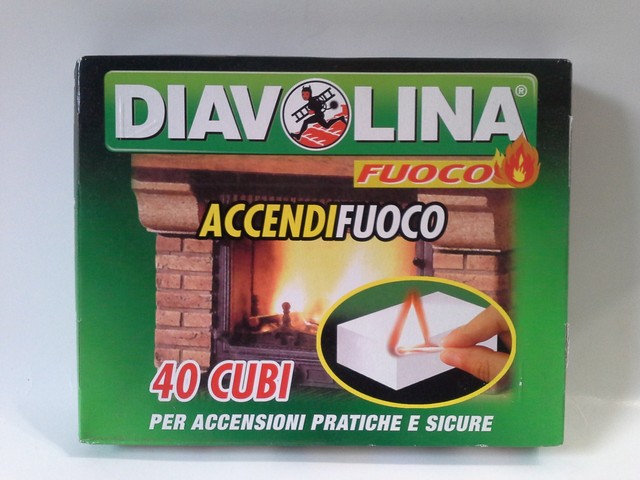 diavolina accendifuoco originale 3 confezioni 120 cubi accensione camino stufa VW9703 diavolina accendifuoco originale 3 confezioni 120 cubi accensione camino stufa VW9703