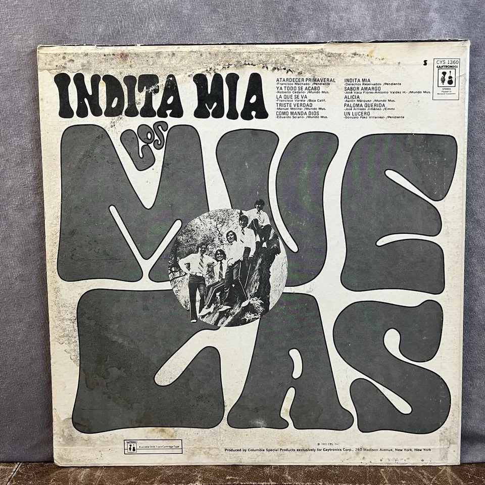 Los Muecas – Indita Mia 1981 CBS Balada Bolero LP Vinyl Album Record - TESTED Foto 2 de 4