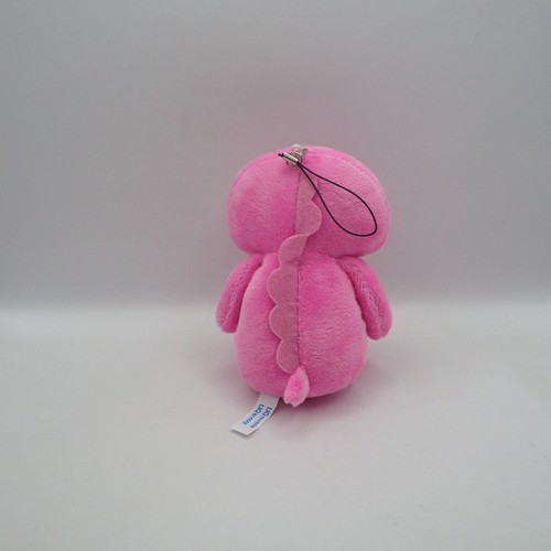 GaChapin Mukku C1407 Fuji TV 2018 UQ Wimax Pink 4" Mascot Plush Toy Doll Japan - Picture 4 of 8
