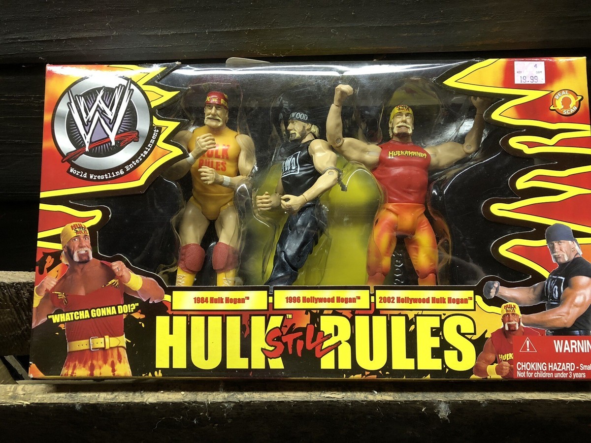 WWE Hulk Still Rules フィギュアセット　Jakks Jakks WWE WWF Hulk Still Rules Figure Set 1984, 1996 & 2002