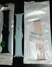 Set Of 3 Silicone Band's for Apple Smart Watch 38/40mm Apple Watch new