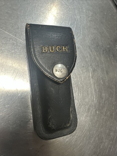 Buck 112 Ranger Lock Back Clip Point Blade Knife w/ Genuine Leather Sheath Case - Picture 8 of 17