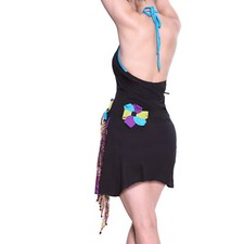 Art et magie mini robe coquine chemise longue tunique hippie boho robe à bretelles