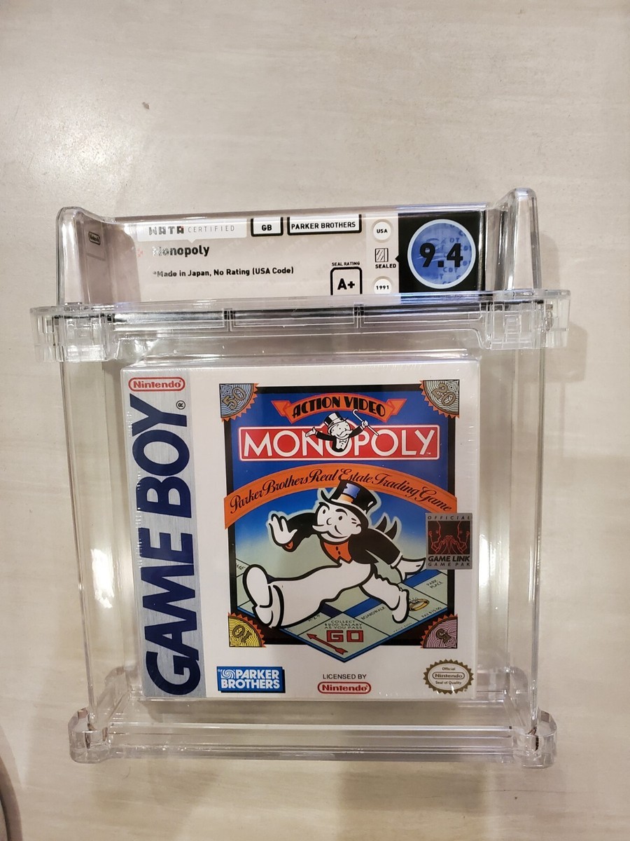 Monopoly for Gameboy! WATA-GRADED A+!