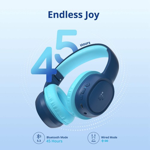 Tronsmart KH02 Wireless Kids Headphones Bluetooth 5.3 Built-in HD Mic Headset - Picture 10 of 18