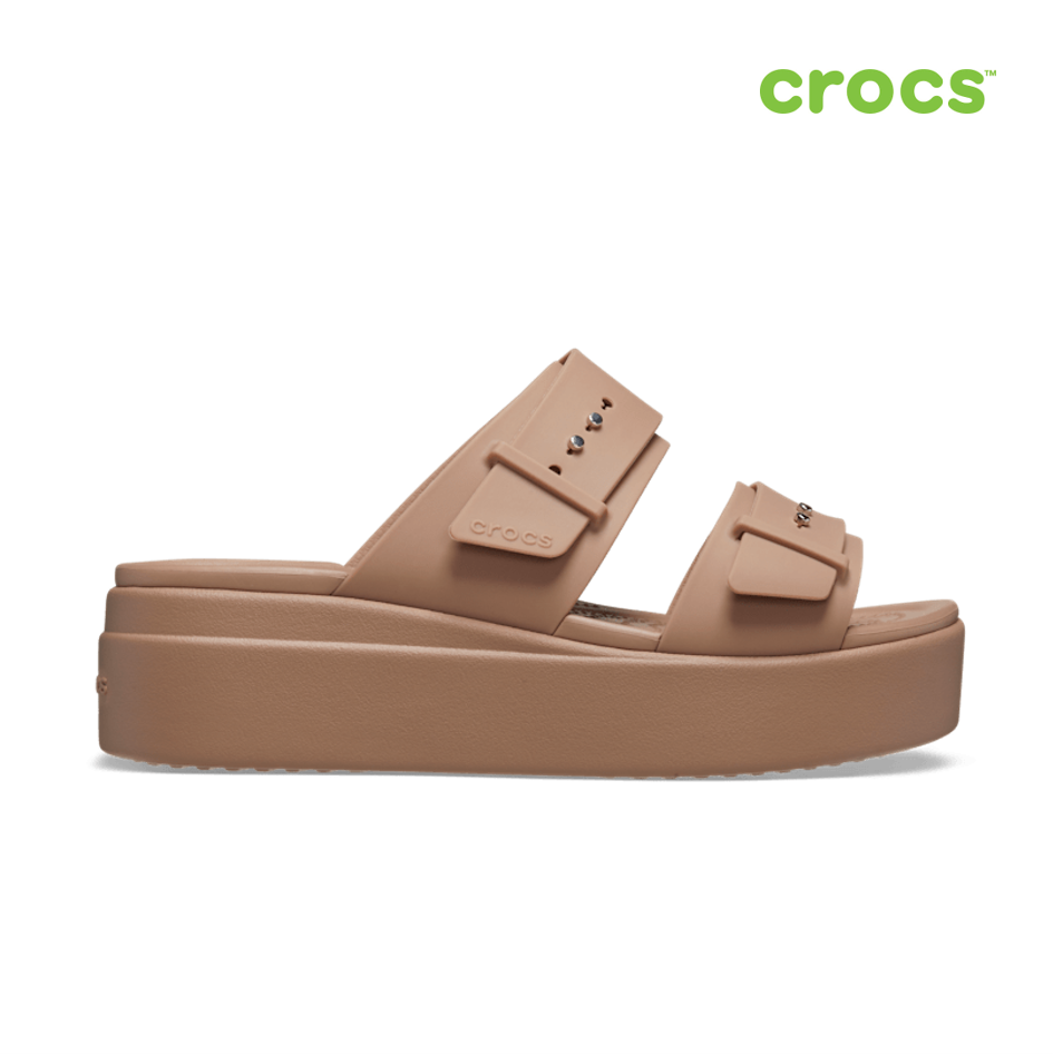 NEW CROCS BROOKLYN BUCKLE 207431 207431-260 Latte | eBay