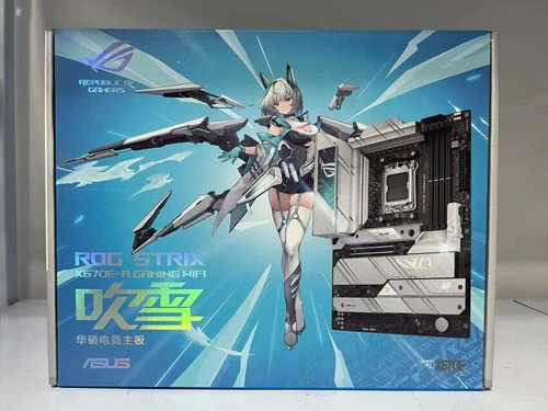 ASUS ROG Strix X670E-A Gaming WiFi AMD AM5 ATX Motherboard DDR5, HDMI, DP, Wi-Fi