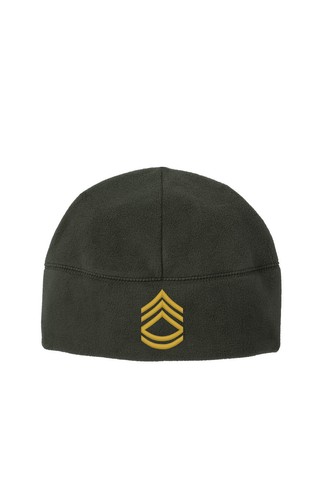 Sergeant First Class E-7 Army Fleece Watch Cap Beanie - Picture 8 of 8