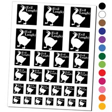 The Goose with an Evil Laugh Temporary Tattoo Water Resistant Set