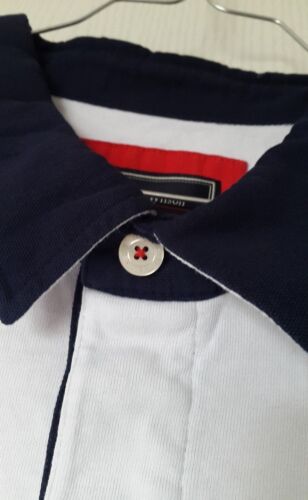 HARRIS WILSON POLO HOMME 100% COTON TAILLE XXL TRICOLORE BLANC/MARINE/ROUGE - Picture 6 of 11
