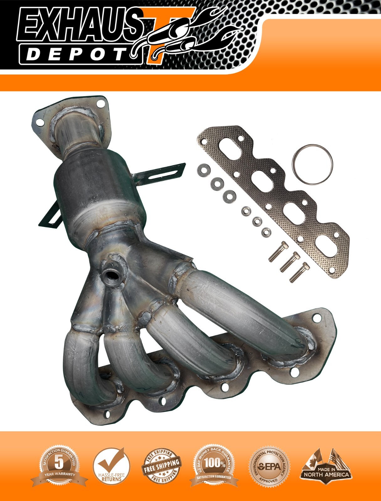 Manifold Catalytic Converter for Chevrolet Aveo 1.6L 20092011 FRONT