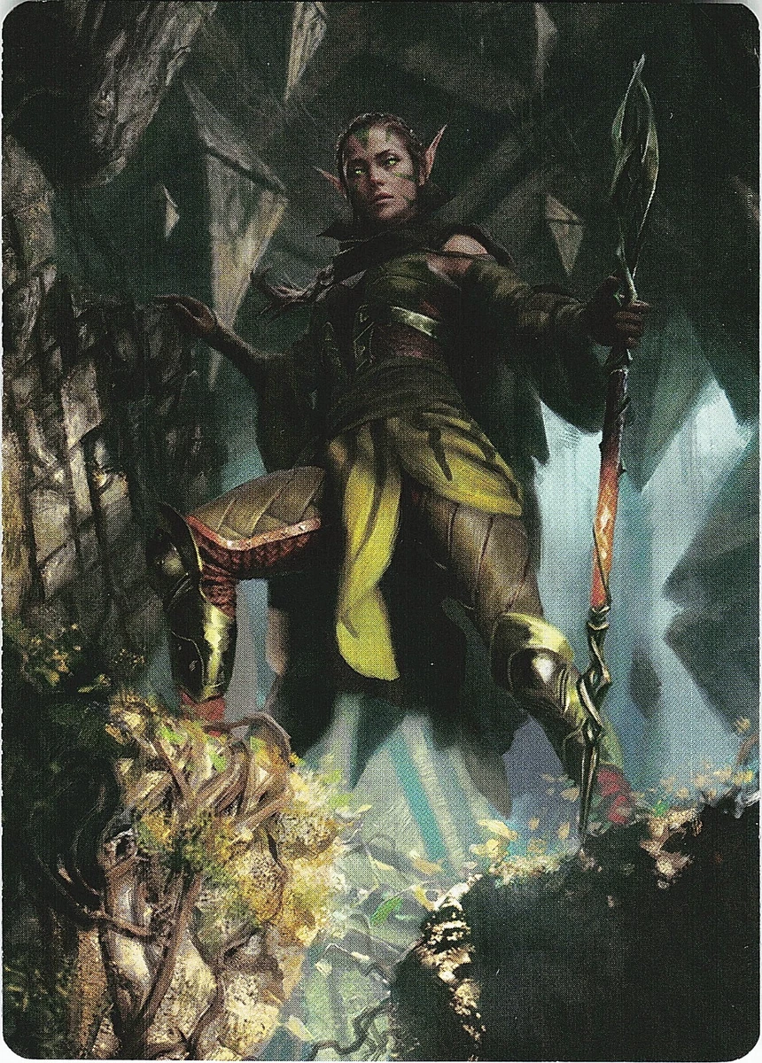 Nissa of Shadowed Boughs Art Card 5 Art Series: Zendikar Rising