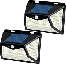 Solar Outdoor Lights, Wireless Motion Sensor Outdoor Lights, IP65 Solar Lights O