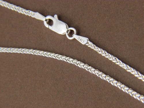 Sterling silver necklace sturdy solid 925 silver chains - Picture 7 of 19
