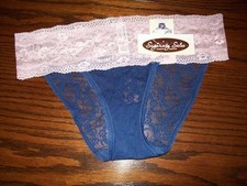 NWT b.tempt'd BY WACOAL MESH w LACE BIKINI PANTIES 978182 414 S M L