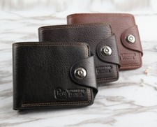 Men's Bifold Leather Wallet ID Credit Slim Card Holder Front Pocket Clutch US