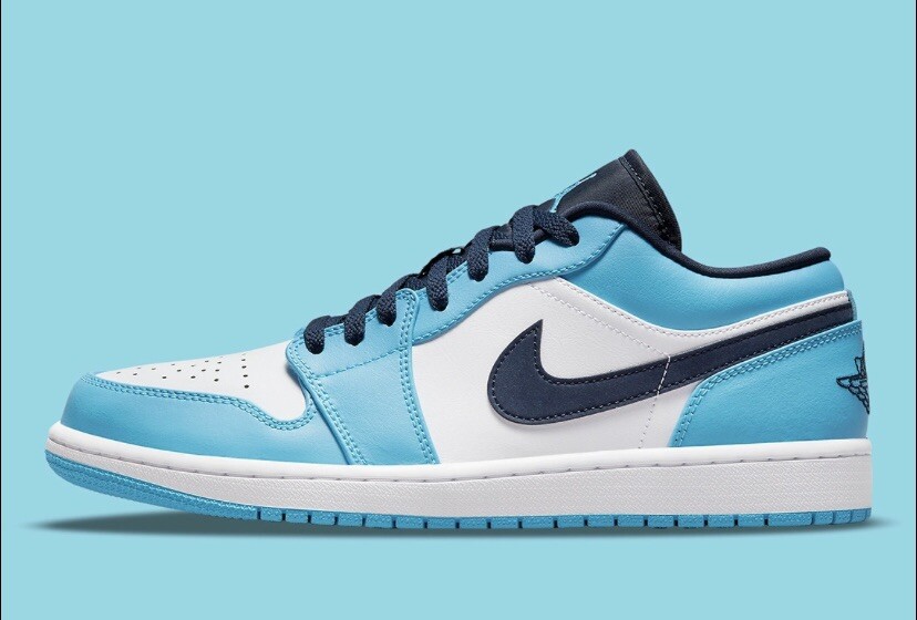 Air Jordan 1 Low White Grey Blue DC0774-042