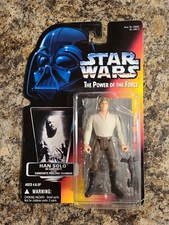 Kenner Star Wars Power Of The Force Red Card Han Solo In Carbonite Block Action