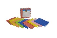 x Tappeto Puzzle Morbido 9 Pezzi Colorati Gioco Bambini 30x30cm dfh