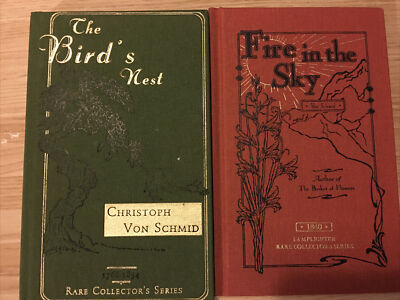 Bird s Nest + Fire In The Sky/ TWO Book LOT by Chris Von Schmid Lamplighter Rare