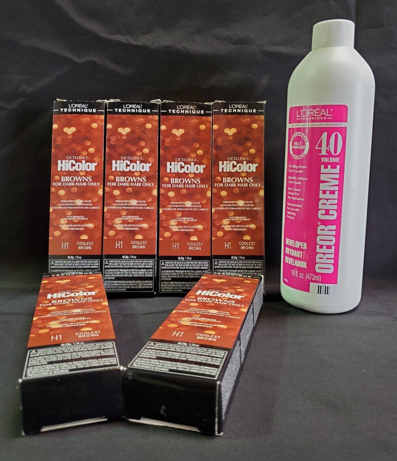 Browns H1 Coolest Brown 1.74oz(6 Pack) & 16oz 40 Vol Oreor C