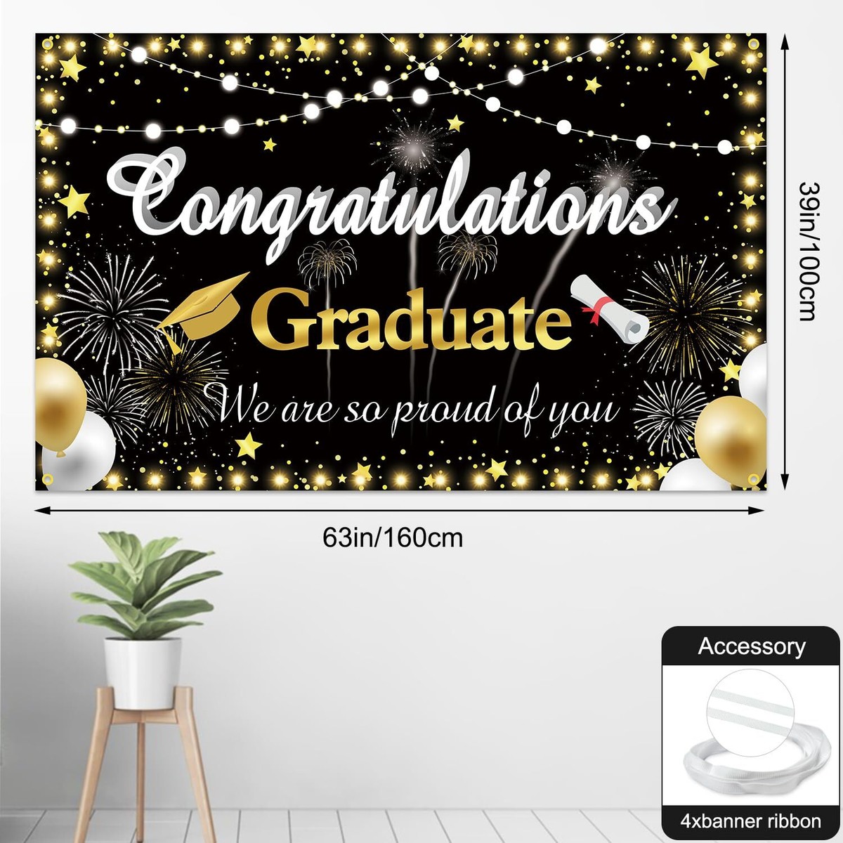 Banner Di Laurea Con Scritta \, image size:1200x1200