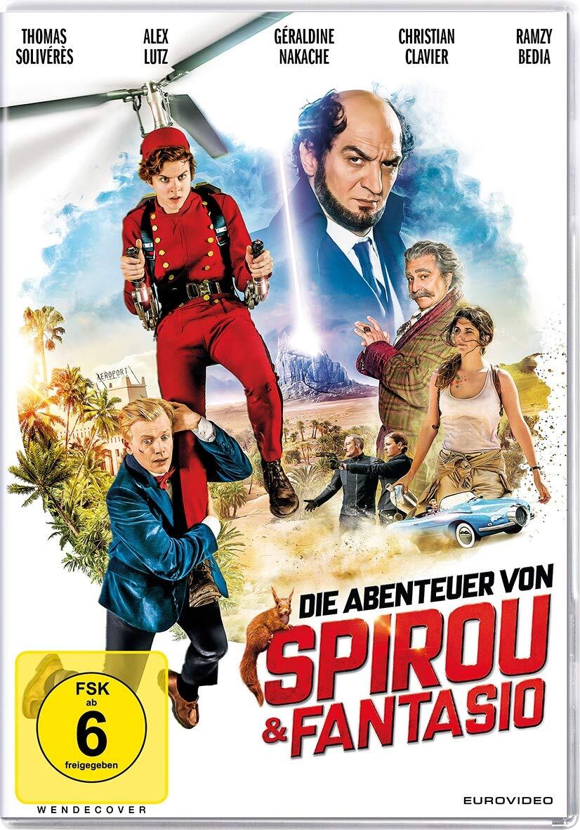Die Abenteuer von Spirou & Fantasio (DVD) Lutz Alex Soliveres Thomas Clavier
